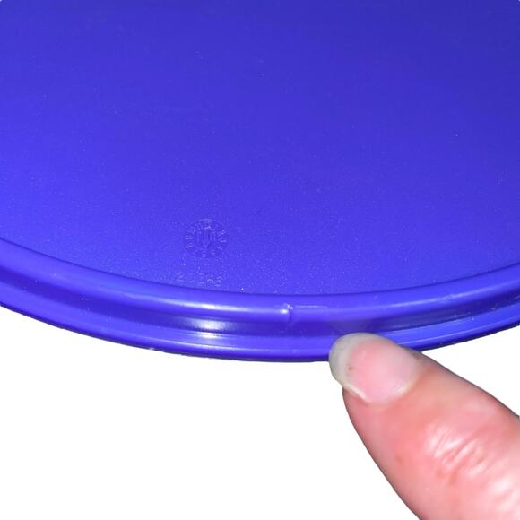 Vintage Tupperware Jello Jel-Ring Mold Gelatin 1201B 1202 1203 Purple Fluted 9" - Picture 11 of 13